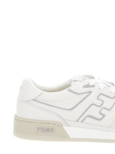 Fendi Match Sneakers In White