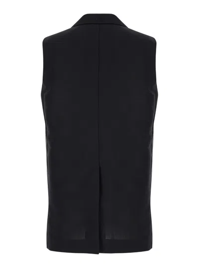 Fendi Tailored Vest In Black