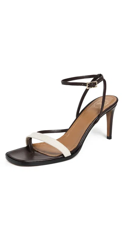 Atp Atelier Belfiore Sandals Walnut/ecru In Walnut/ecru