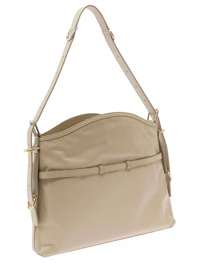 Givenchy Voyou Medium Bag In Neutral