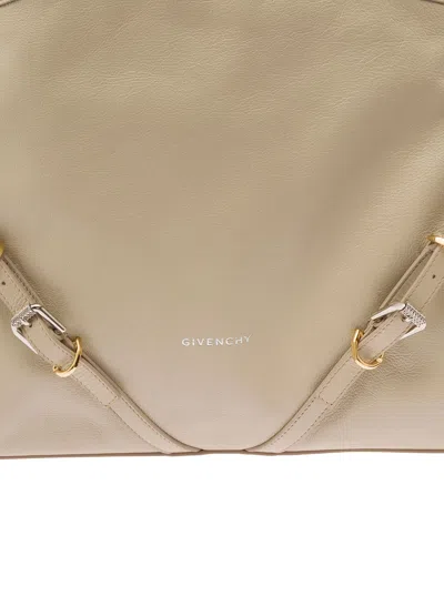 Givenchy Voyou Medium Bag In Neutral