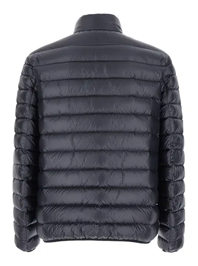 Givenchy Black High Neck Down Jacket With Logo Detail In Tech Fabric Man