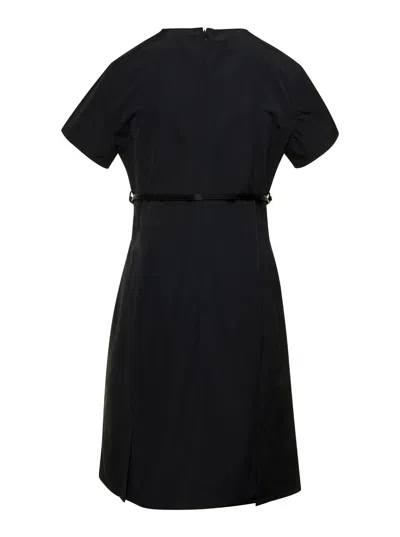Givenchy Voyou Dress In Cotton Taffetas In Black