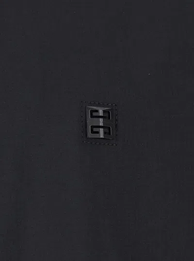 Givenchy Zipped Hoodie In Wool With 4g Detail In Multicolor