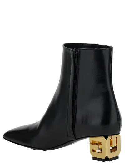 Givenchy G Cube Leather Ankle Boots In Multicolor