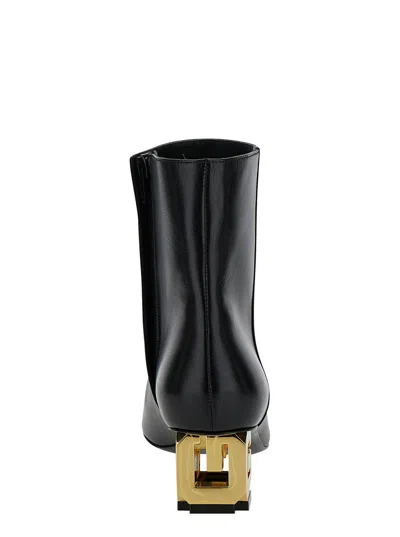 Givenchy G Cube Leather Ankle Boots In Multicolor