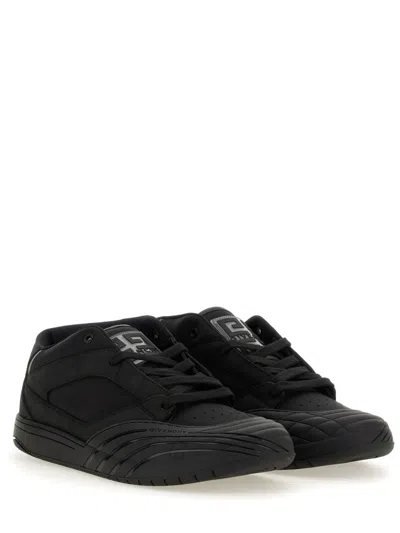 Givenchy Black Fabric And Leather Skate Sneakers In Black