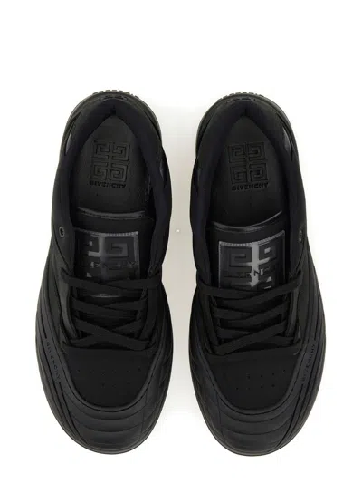 Givenchy Black Fabric And Leather Skate Sneakers In Black