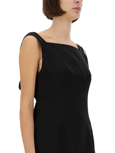 Givenchy Cutout Draped Mini Dress In Black