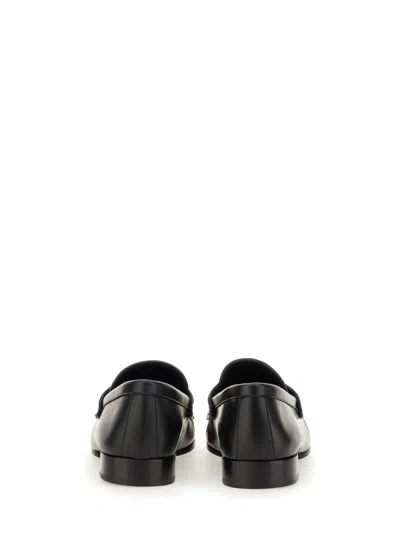 Givenchy Terra Loafers With Leather Track Sole In Black