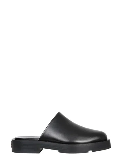 Givenchy Squared Loafers With 4 Cm Heel In Black