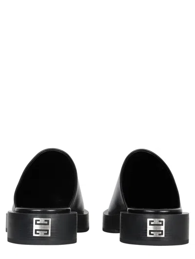 Givenchy Squared Loafers With 4 Cm Heel In Black