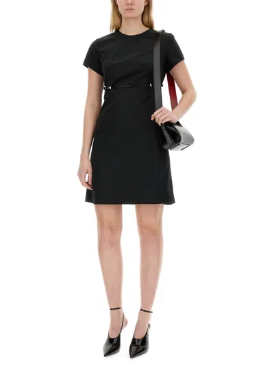 Givenchy Voyou Dress In Cotton Taffetas In Black
