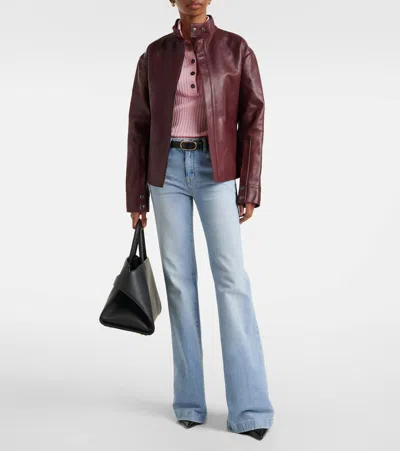 TROPEA高腰喇叭牛仔裤