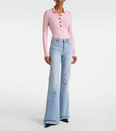 TROPEA高腰喇叭牛仔裤