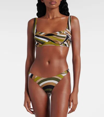 Pucci Iride Bikini Bottoms In Multicoloured