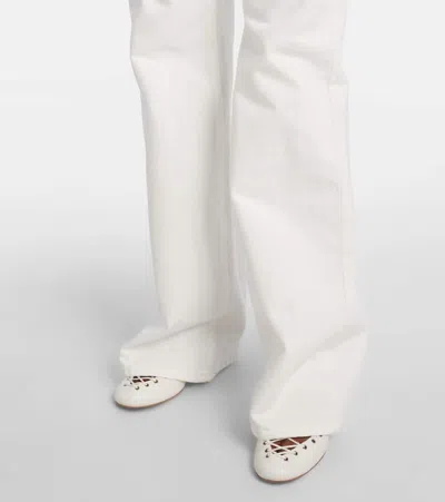 Chloé High-rise Flared Jeans In Multi