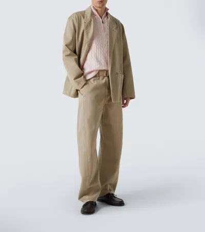 Arch4 Thames Cashmere Half-zip Sweater In Pink