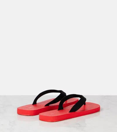 The Row Dune Thong Sandals In Red