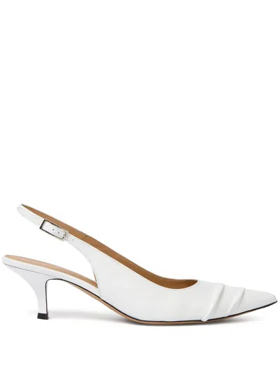 Maison Margiela 55mm Kinkies Slingback Pumps In White