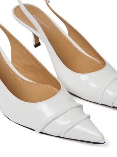 Maison Margiela 55mm Kinkies Slingback Pumps In White