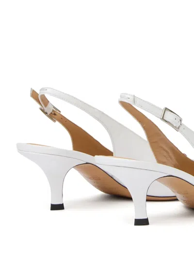 Maison Margiela 55mm Kinkies Slingback Pumps In White