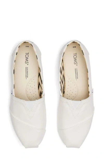 Toms Alpargata Womens Slip On Shoes Colour: White, Size: 4 In White