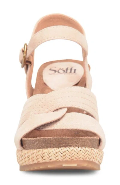 Söfft Clarissa Wedge Sandal In Blush