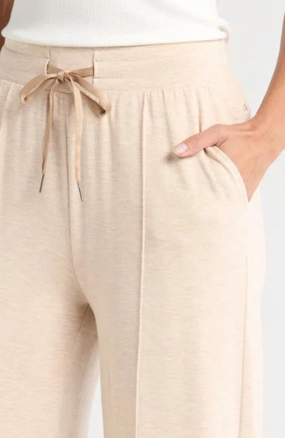 Travismathew Studio City Crop Drawstring Pants In Heather Natural