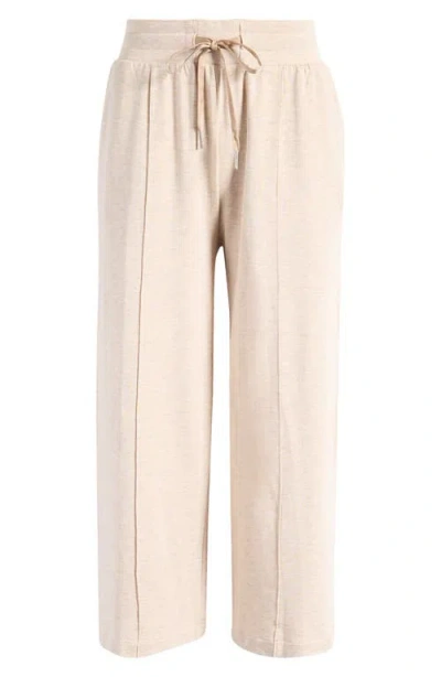 Travismathew Studio City Crop Drawstring Pants In Heather Natural