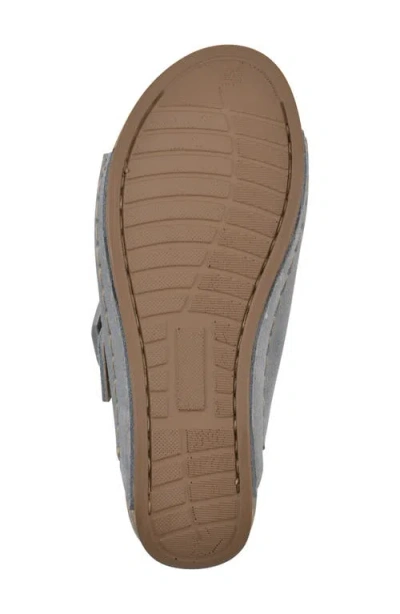 Cliffs By White Mountain Fearful Wedge Sandal In Blue Raspberry Suede