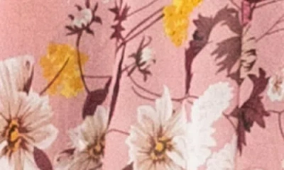 Nina Leonard Semi Sheer Open Front Topper In Pink