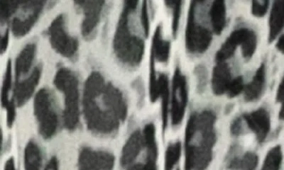 Nina Leonard Semi Sheer Open Front Topper In Grey Multi