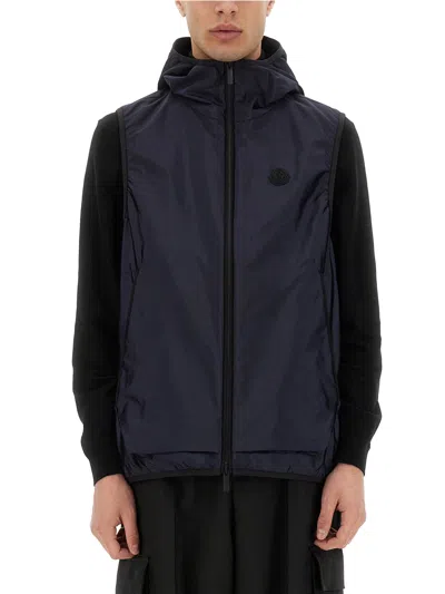 Moncler Vest In Blue