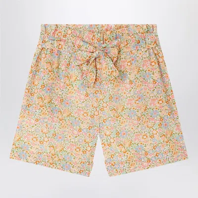 Bonpoint Elmie Floral Print Shorts In Pink
