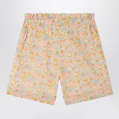 Bonpoint Elmie Floral Print Shorts In Pink