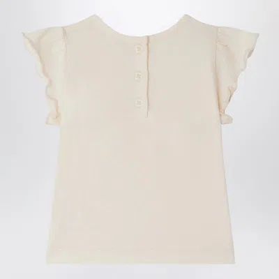 Bonpoint T-shirt With Cherry Print In Pink