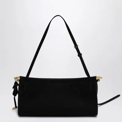 Alaïa Le Click Medium Shoulder Bag In Glossy Leather In Black