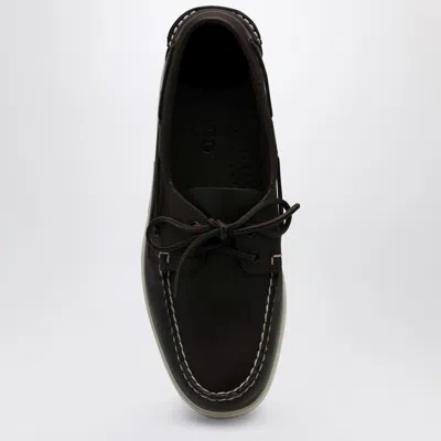 Sebago Docksides Portland Loafer Brown In Brown