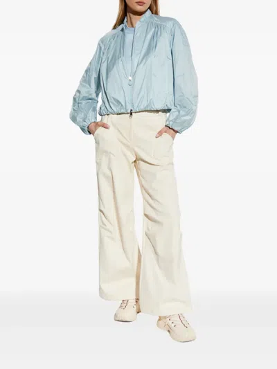 Moncler Chazeron Nylon Jacket In Blue