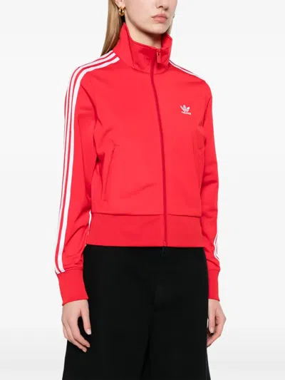 Adidas Originals Adidas Adicolor 3-stripes Knit Track Jacket In Better Scarlet