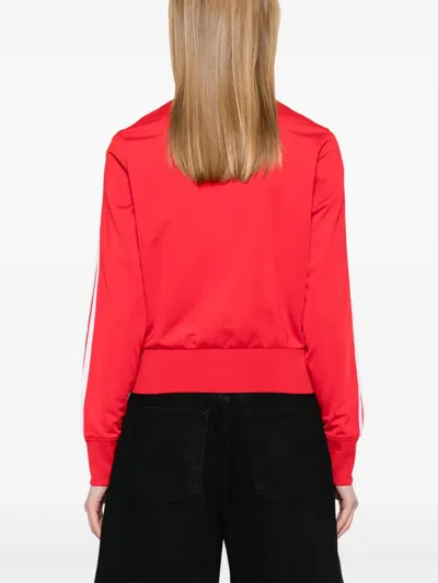 Adidas Originals Adidas Adicolor 3-stripes Knit Track Jacket In Better Scarlet