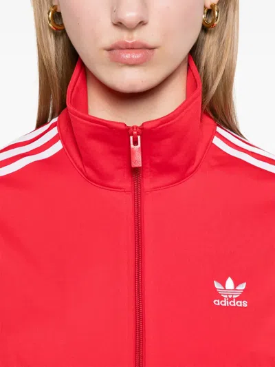 Adidas Originals Adidas Adicolor 3-stripes Knit Track Jacket In Better Scarlet