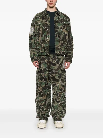 Bluemarble Double-layer T-shirt In Black