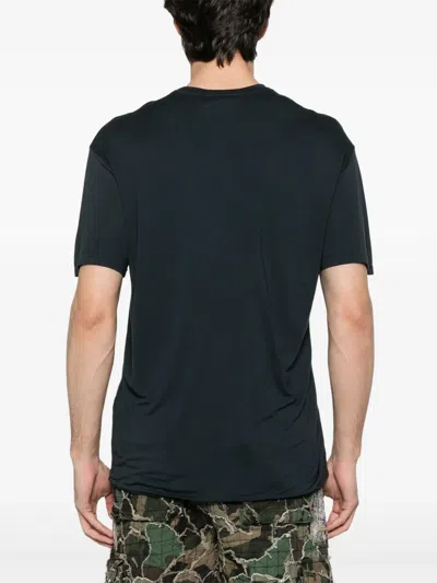 Bluemarble Double-layer T-shirt In Black