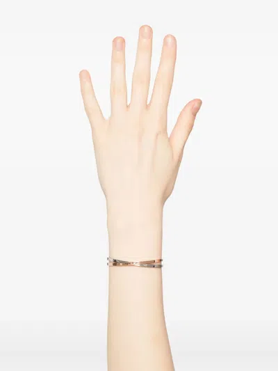 Agnès B. Logo Couple Bracelet In Pink