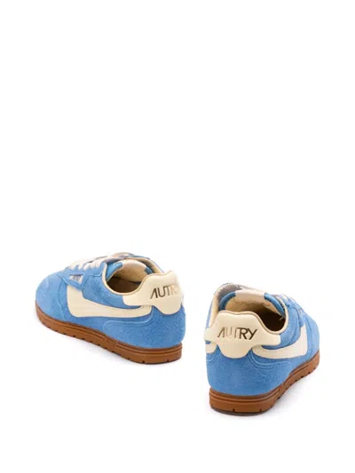 Autry Windspin Suede And Leather Low-top Sneakers In Multi