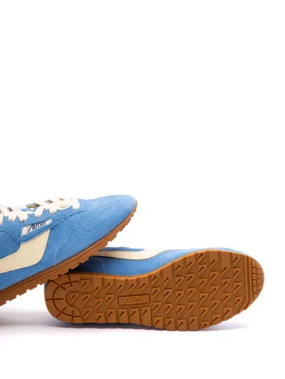 Autry Windspin Suede And Leather Low-top Sneakers In Multi