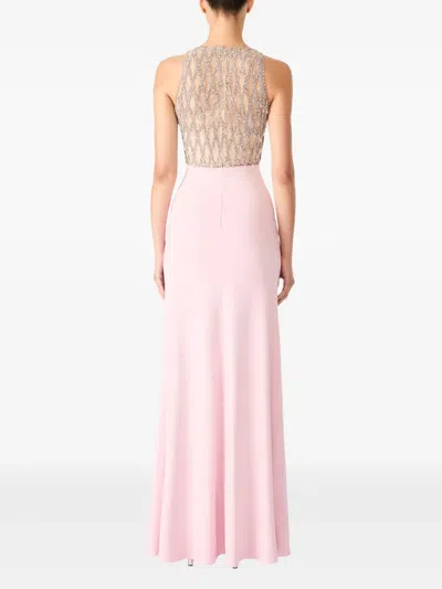 Jenny Packham Crystal-embellished Dewdrop Gown In Pink