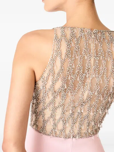 Jenny Packham Crystal-embellished Dewdrop Gown In Pink